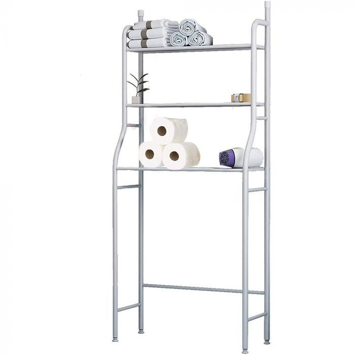 Etajera Baie cu 3 Rafturi pentru Masina de Spalat - Organizator Spatiu Premium