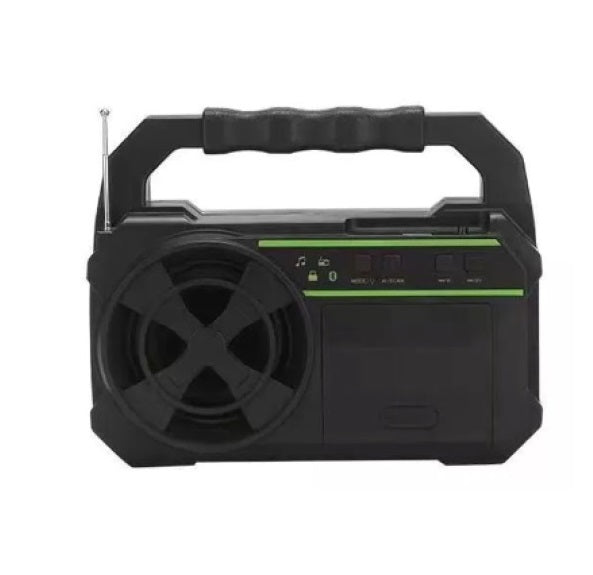 Kit Solar Portabil cu Lanterna, Radio FM, MP3 Player si 3 Becuri LED - Sistem de Iluminat si Incarcare pentru Camping