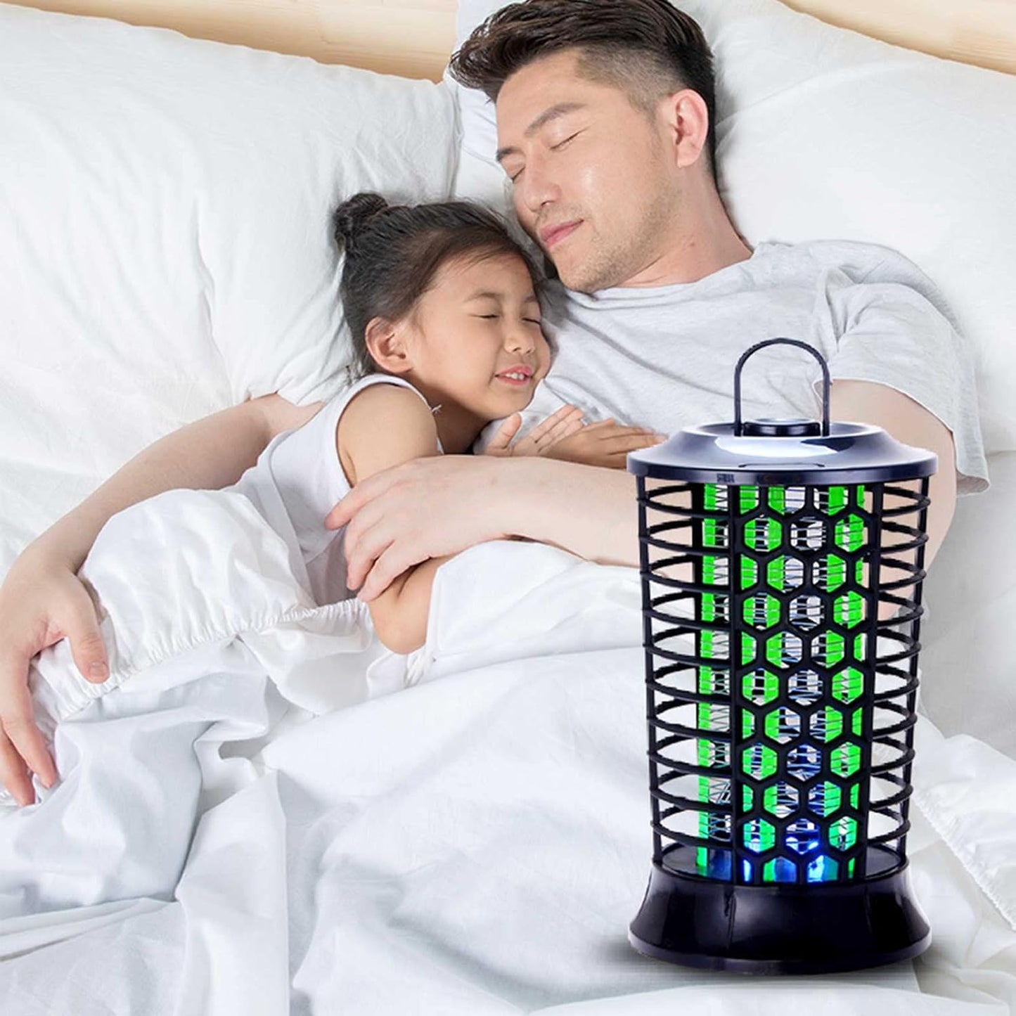 Lampa LED Portabila Anti-Tantari cu Lumina 360° si Tavita Colectare - Pentru Interior si Exterior