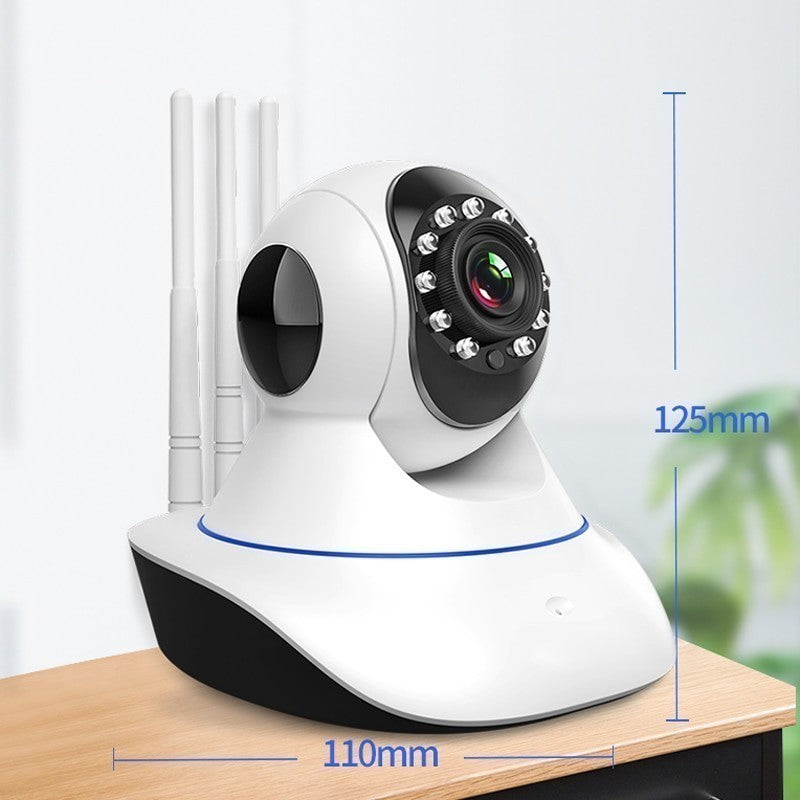 Camera Supraveghere WiFi 720P HD cu Card 32GB - Rotatie 360°, Audio Bidirectional, Viziune Nocturna