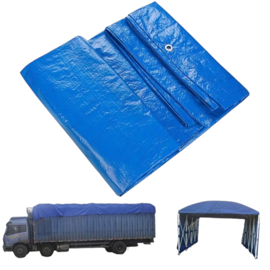 Pachet 1+1! Prelata de protectie 5/6 m, impermeabila, rezistenta la UV si grindina