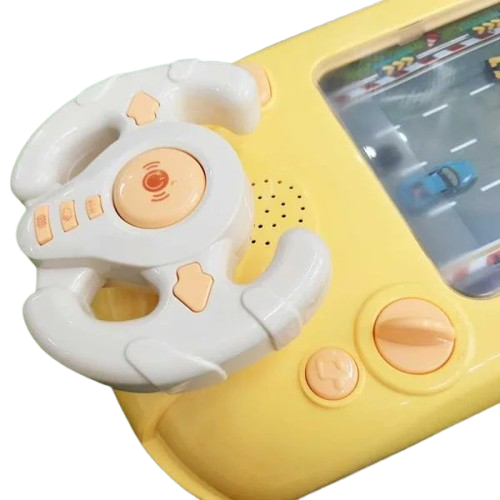 Volan Interactiv cu Pista de Curse si Masinute - Jucarie Educativa 3+ Ani