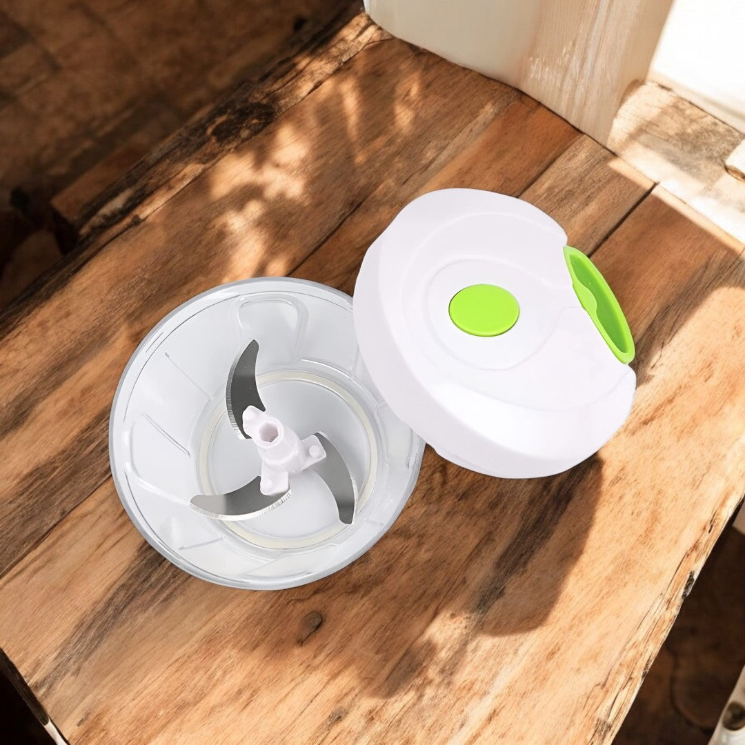 Mini Tocator Manual cu Snur - Tocator Legume Rapid si Eficient