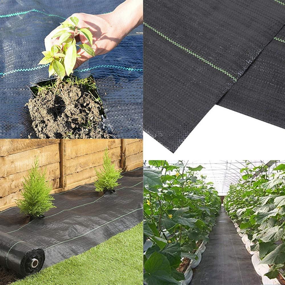 Plasa Antiburuieni Premium pentru Gradina - Material PP Rezistent UV, 1m x 20m, Neagra