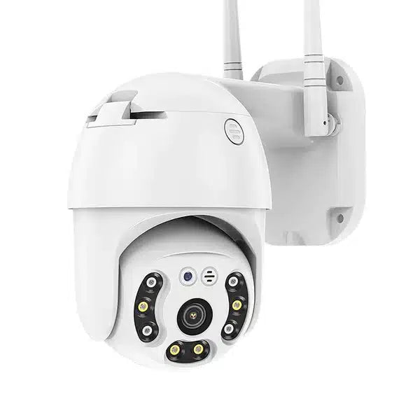Set 2 Smart Camera Wifi de Exterior, Senzor de Miscare, Night Vision, Vizualizare Live pe Telefon