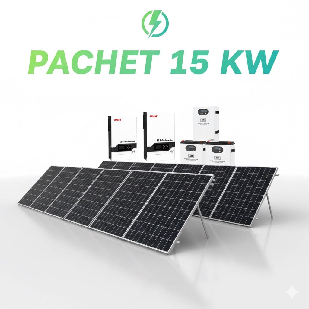 sistem fotovoltaic 15kw on/off grid hybrid