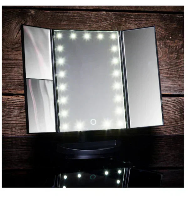 Produs unic Oglinda cosmetica LED extensibila, buton tactil