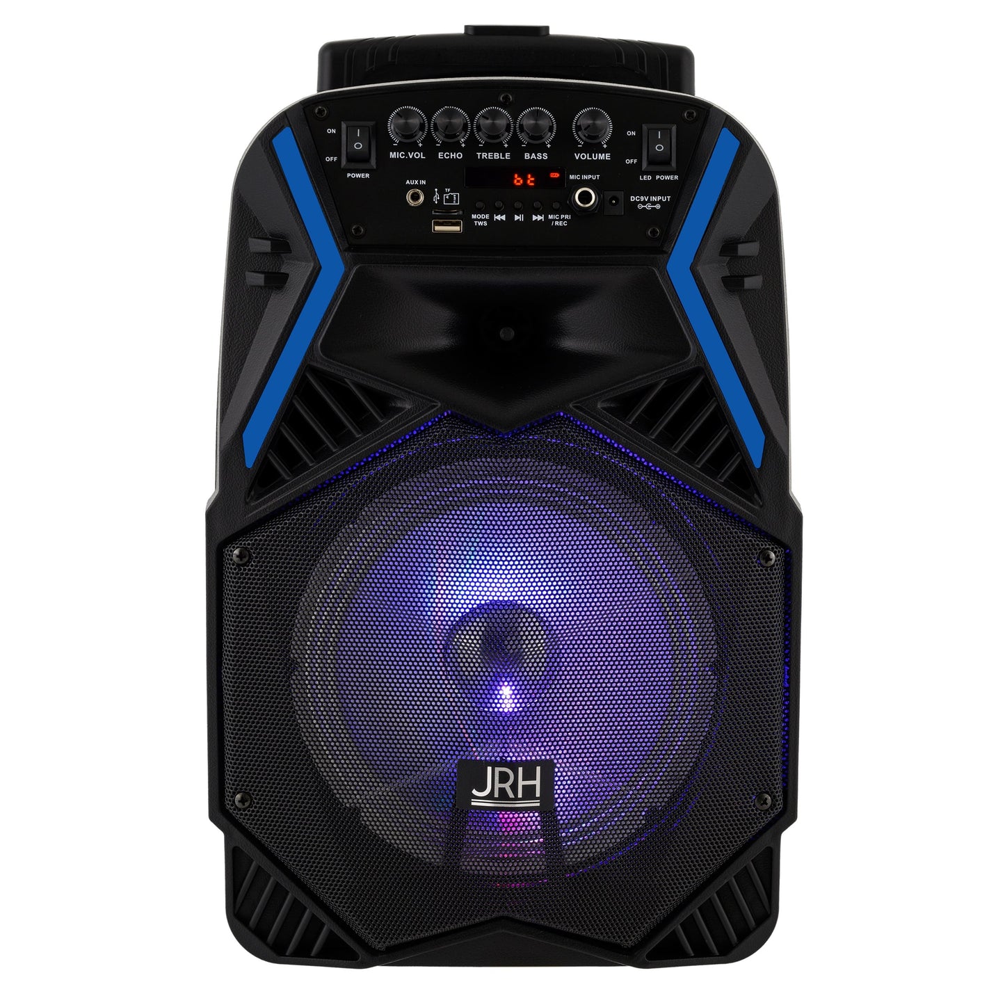 Boxa portabila tip troler JRH A81, 1800 mAh, USB, microfon wireless.
