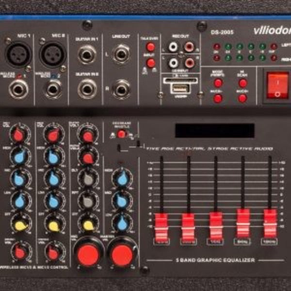 Set boxe viliodor 2005 profesional , 2 Microphone wireless