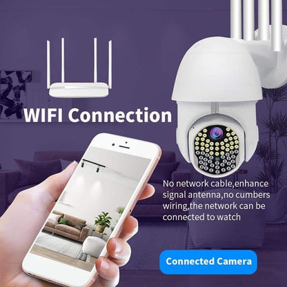 Camera rotativa 5mp IP supraveghere 63 LED HD 1944P WIFI 5MP C Cameră de securitate interior/exterior 4 antenă