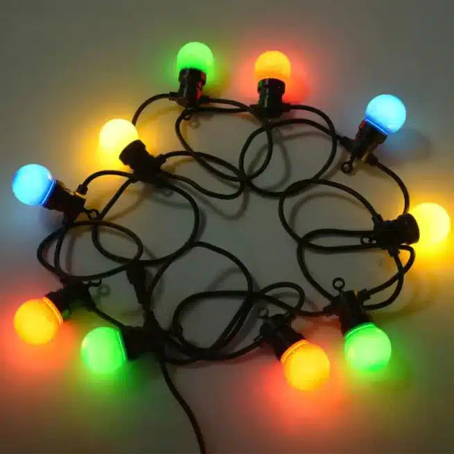 Șirag, ghirlanda luminos LED-uri colorate pentru exterior, lungime 5 m