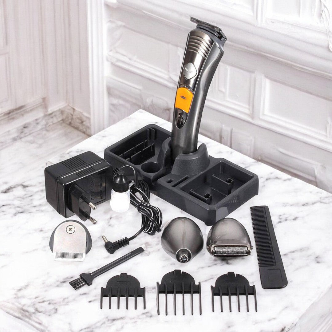 aparat de tuns electric electric profesionist, fără fir, reîncărcabil, cu t-lamă, pentru bărbați, cu bărbați, cu 4 piepteni de ghidat, mașină de tuns