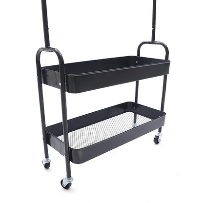 Organizator Vestiar Premium din Otel Inoxidabil - Suport Modern pentru Haine si Accesorii