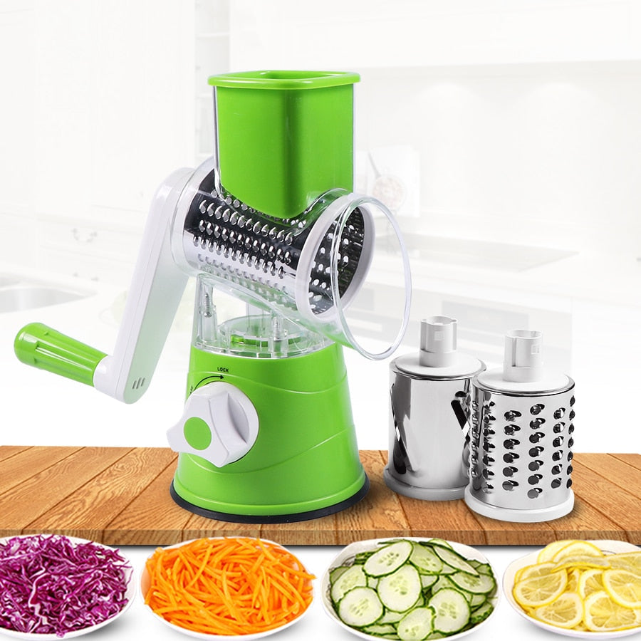 Razatoare Multifunctionala cu 3 Lame Interschimbabile - Design Compact cu Ventuze pentru Stabilitate Maxima