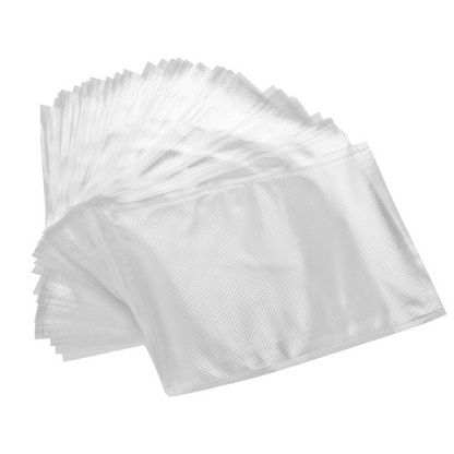 Set 100 Pungi pentru Vidat Gofrate 15x20cm - Conservare Optima Alimente