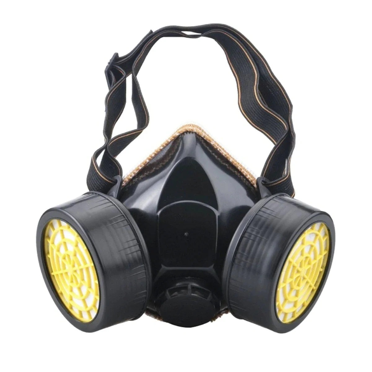 Set Ochelari de Protectie si Masca cu 2 Filtre Carbon Activ - Protectie Profesionala Vopsea si Vapori Chimici