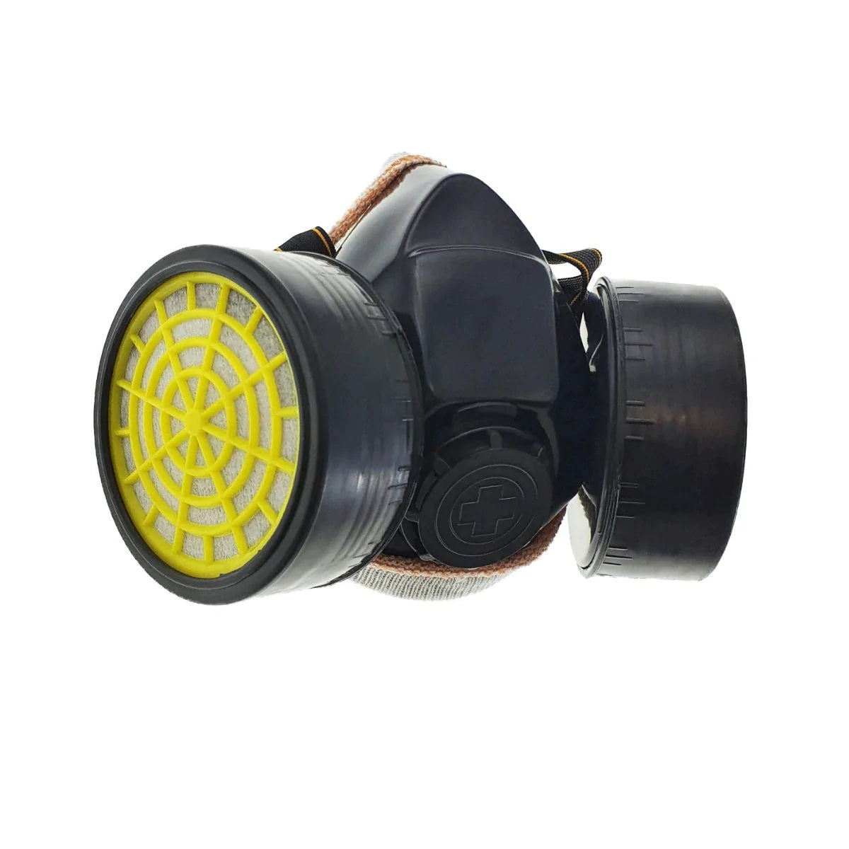 Set Ochelari de Protectie si Masca cu 2 Filtre Carbon Activ - Protectie Profesionala Vopsea si Vapori Chimici