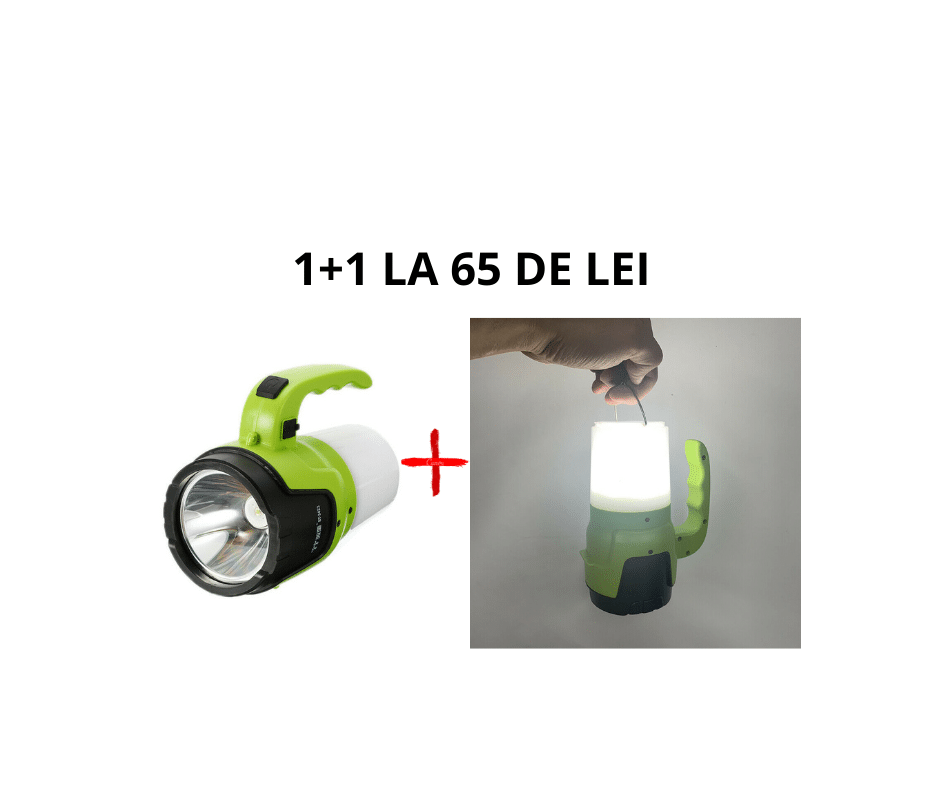 lanterna multifunctionala lampa Led cu Lumeni pentru camping ,10h