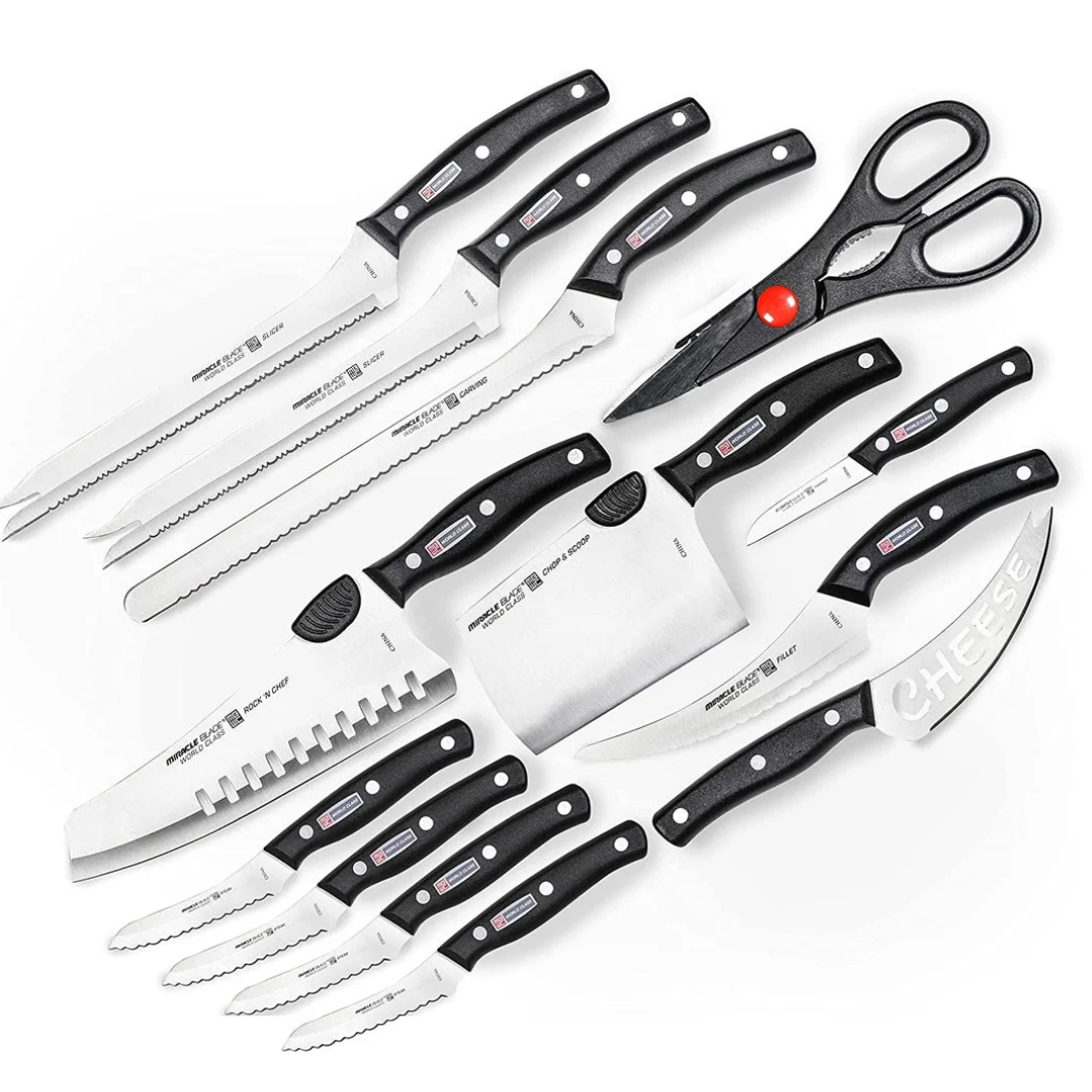 Set 13 Cutite Profesionale din Inox - Unelte Culinare Premium pentru Bucatarie