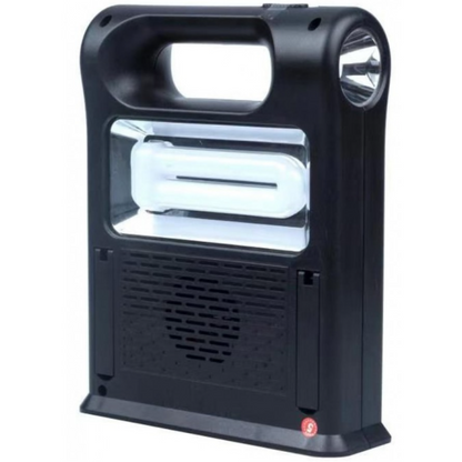 Kit Solar Camping CL-22 cu Panouri Solare, LED, Radio, USB si Incarcare Telefon - Solutia Completa Off-Grid