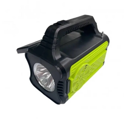 Kit Solar Portabil cu Bluetooth si Becuri LED - Sistem Fotovoltaic pentru Camping si Situatii de Urgenta