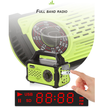Kit Solar Portabil cu Bluetooth si Becuri LED - Sistem Fotovoltaic pentru Camping si Situatii de Urgenta