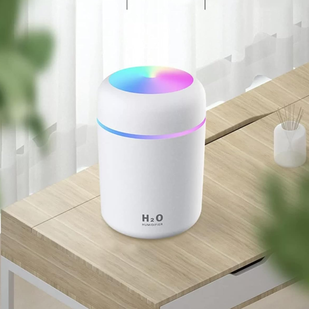 Umidificator Ultrasonic cu Aromaterapie si Lumini LED RGB - Design Modern, Tehnologie Avansata