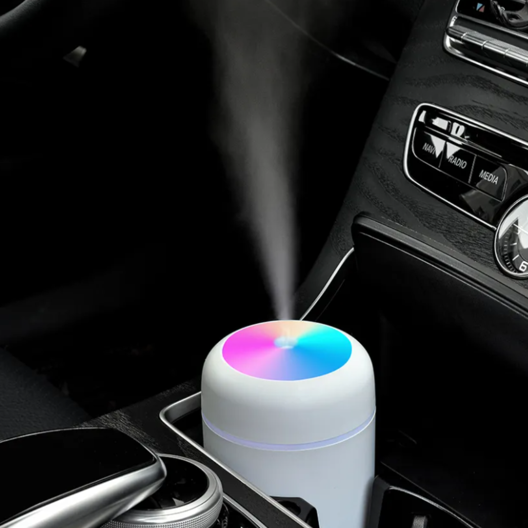 Umidificator Ultrasonic cu Aromaterapie si Lumini LED RGB - Design Modern, Tehnologie Avansata