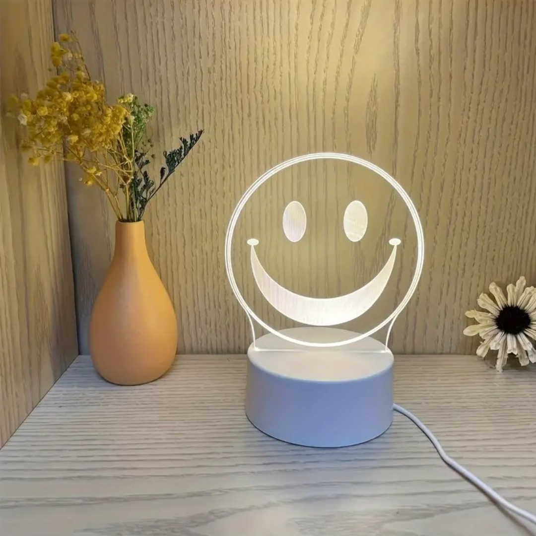 Lampa de Veghe LED Personalizata cu Tabla Refolosibila - Perfect pentru Notite si Mesaje