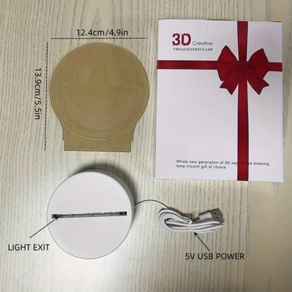 Lampa de Veghe LED Personalizata cu Tabla Refolosibila - Perfect pentru Notite si Mesaje