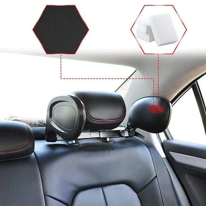 Perna Ergonomica Auto cu Memory Foam - Suport Reglabil Cap si Gat pentru Adulti si Copii