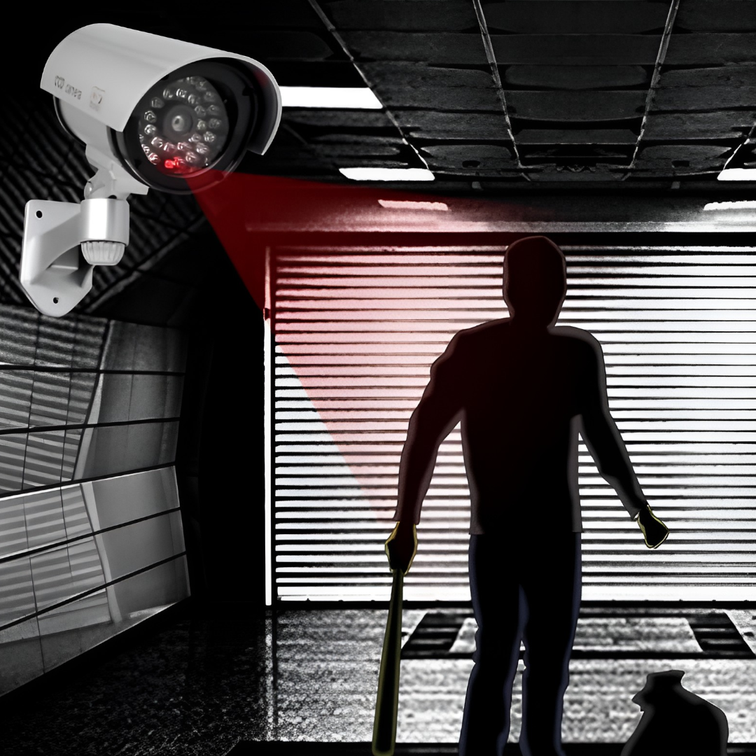 Camera de Supraveghere Falsa cu LED si Baterii - Protectie Vizibila pentru Casa si Afacerea Ta