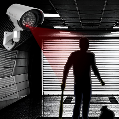 Camera de Supraveghere Falsa cu LED si Baterii - Protectie Vizibila pentru Casa si Afacerea Ta