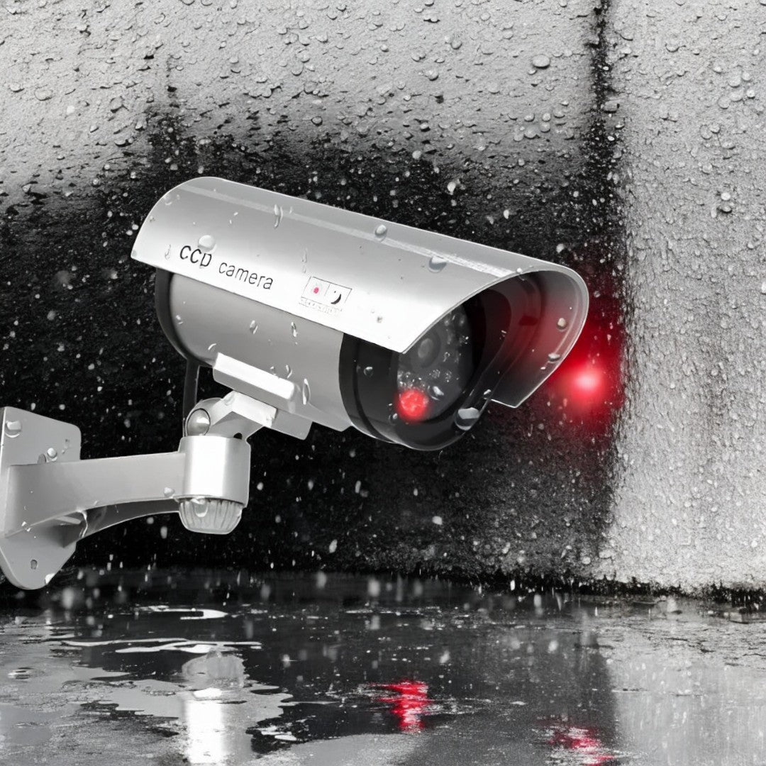 Camera de Supraveghere Falsa cu LED si Baterii - Protectie Vizibila pentru Casa si Afacerea Ta