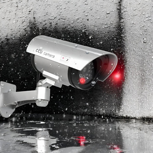 Camera de Supraveghere Falsa cu LED si Baterii - Protectie Vizibila pentru Casa si Afacerea Ta