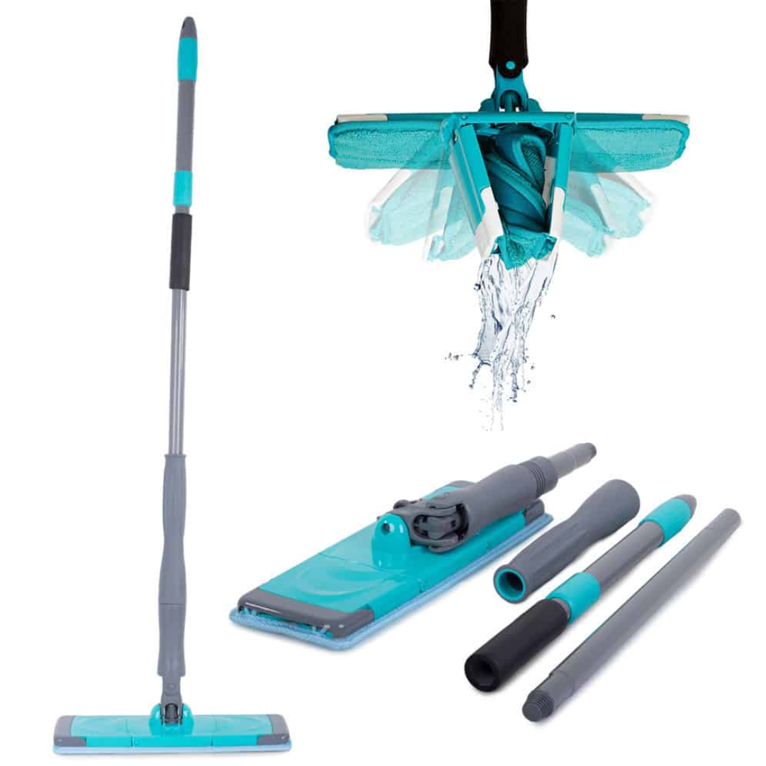 Mop Microfibre Titan Twist cu Stoarcere Automata - Pentru Toate Suprafetele