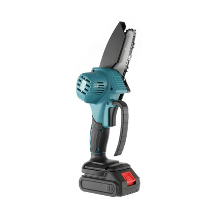 Mini Drujba Electrica Portabila 24V 8 inch cu 2 Baterii si Lanturi de Rezerva