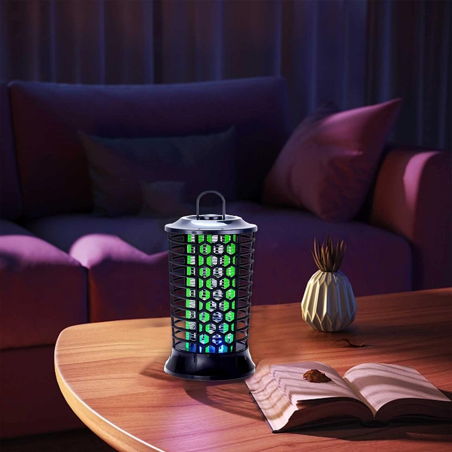 Lampa LED Portabila Anti-Tantari cu Lumina 360° si Tavita Colectare - Pentru Interior si Exterior