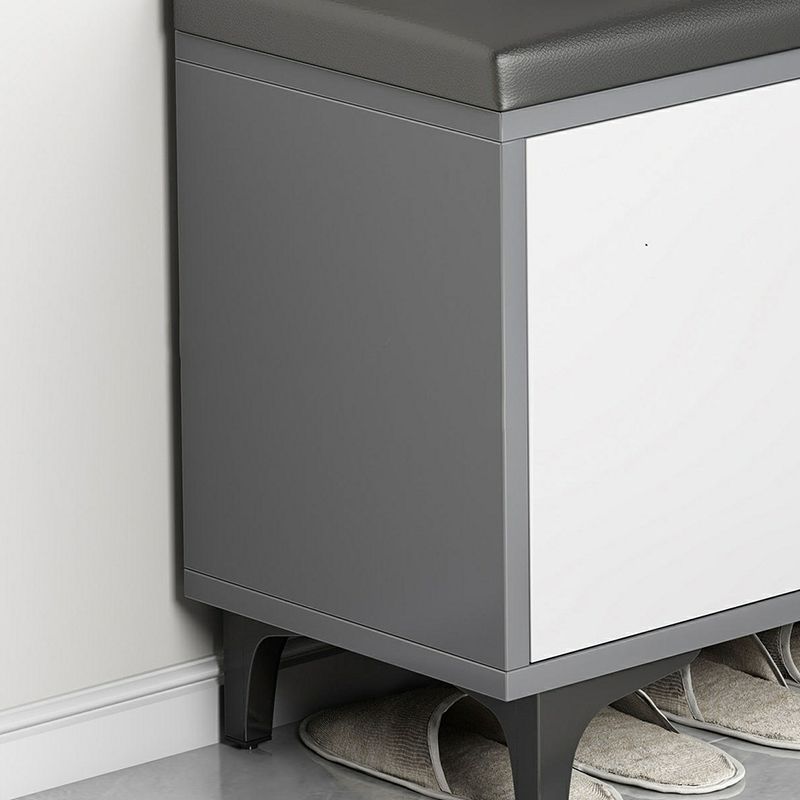 Dulap organizator pentru incaltaminte cu bancheta si 2 usi, 80x30x45 cm - Solutie completa de depozitare