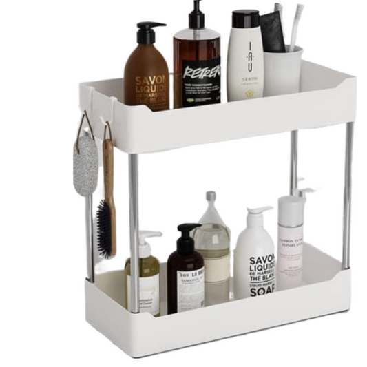 Etajera Bucatarie cu 4 Nivele pentru Microunde si Accesorii - Organizator Multifunctional 115cm
