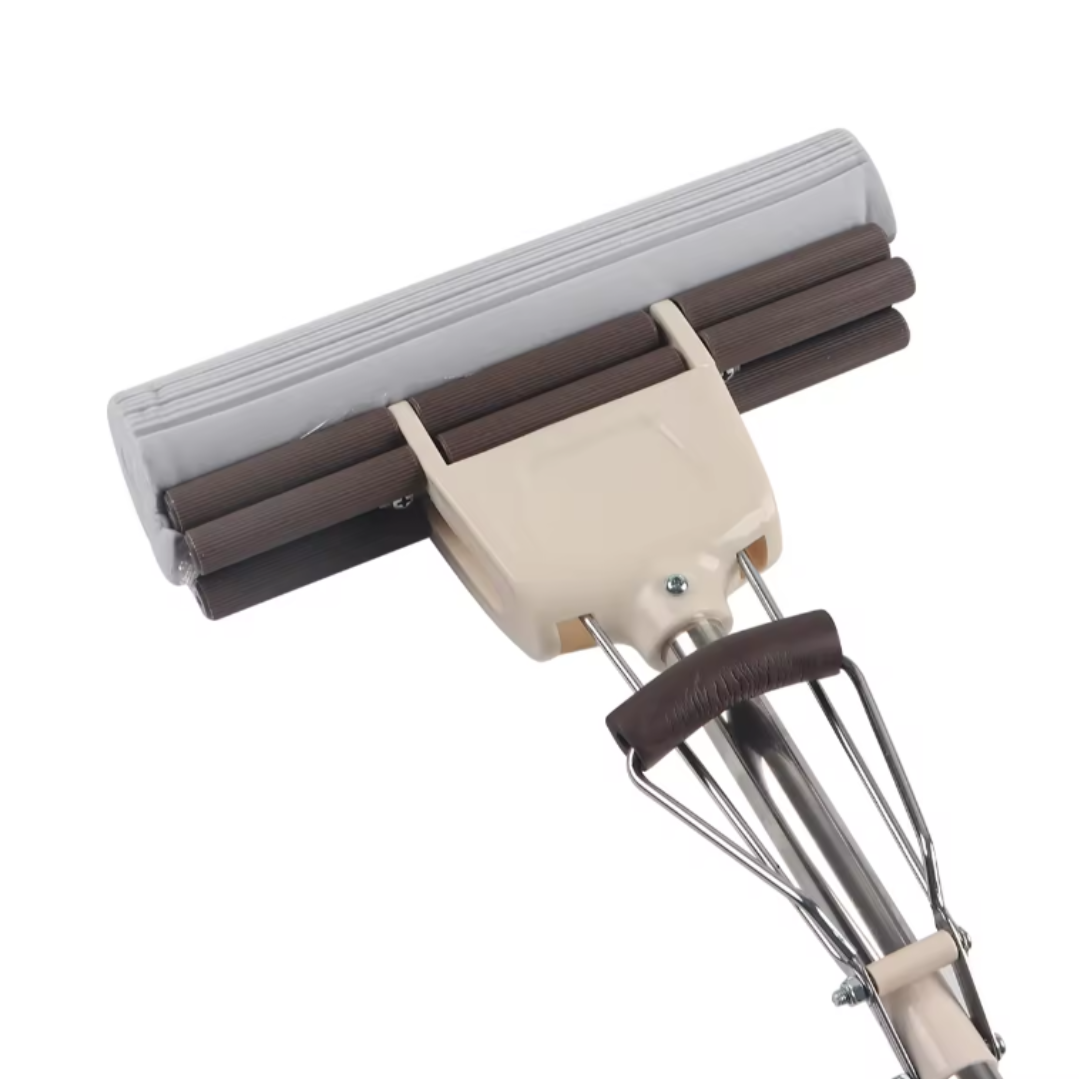 Mop PVA cu Maner de Stoarcere - Absorbtie Eficienta si Control Perfect al Umiditatii