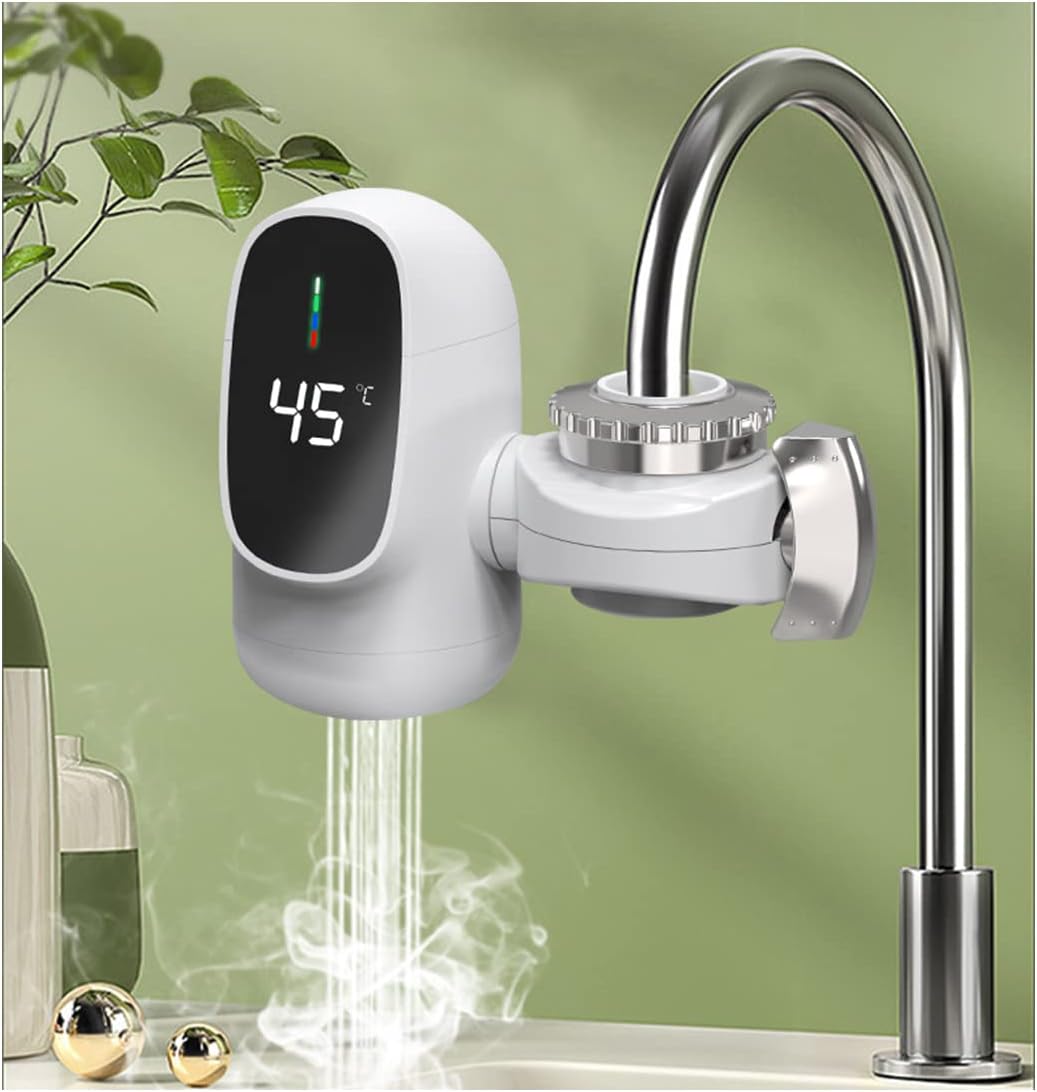 Incalzitor Electric Instantaneu pentru Robinet cu Afisaj Digital - Apa Calda in 3 Secunde