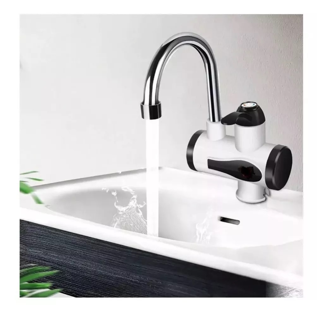 Robinet instant cu incalzire rapida si afisaj LCD digital - Otel inoxidabil premium