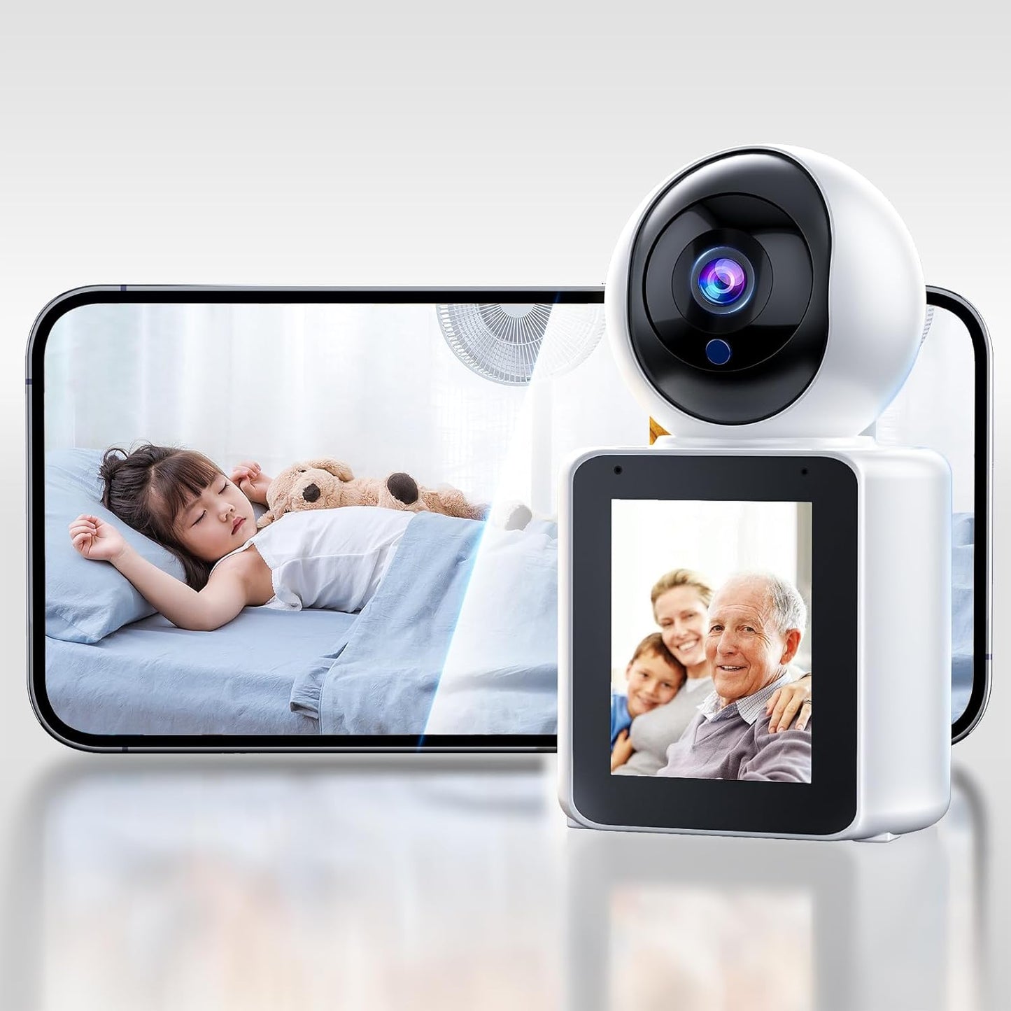 Camera Supraveghere WiFi 1080P Full HD cu Vedere Nocturna si Detectare Miscare - Monitorizare Audio/Video