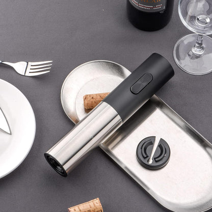 Deschizator Electric pentru Vin cu Design Modern - Functionare pe Baterii, Usor de Folosit