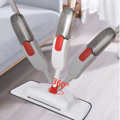Mop Spray 2in1 cu Pulverizator si Perie Rotativa 360° - Rezervor 400ml