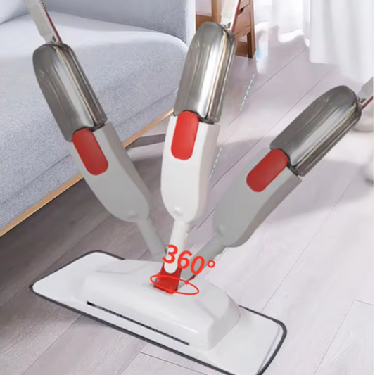 Mop Spray 2in1 cu Pulverizator si Perie Rotativa 360° - Rezervor 400ml