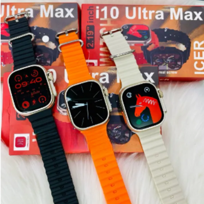 Ceas Inteligent I10 Ultra Max - Ecran AMOLED 2.10" cu AI si Monitorizare Sanatate