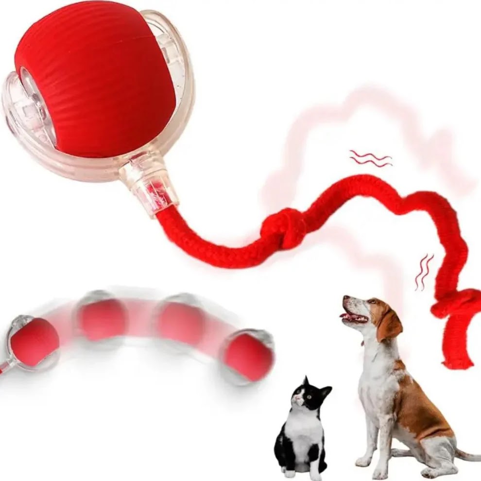 🐾 Jucărie Interactivă pentru Animale – Activare la Atingere