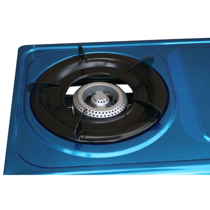 Aragaz Inox cu 2 Arzatoare GPL si Aprindere Electronica - Compact si Eficient